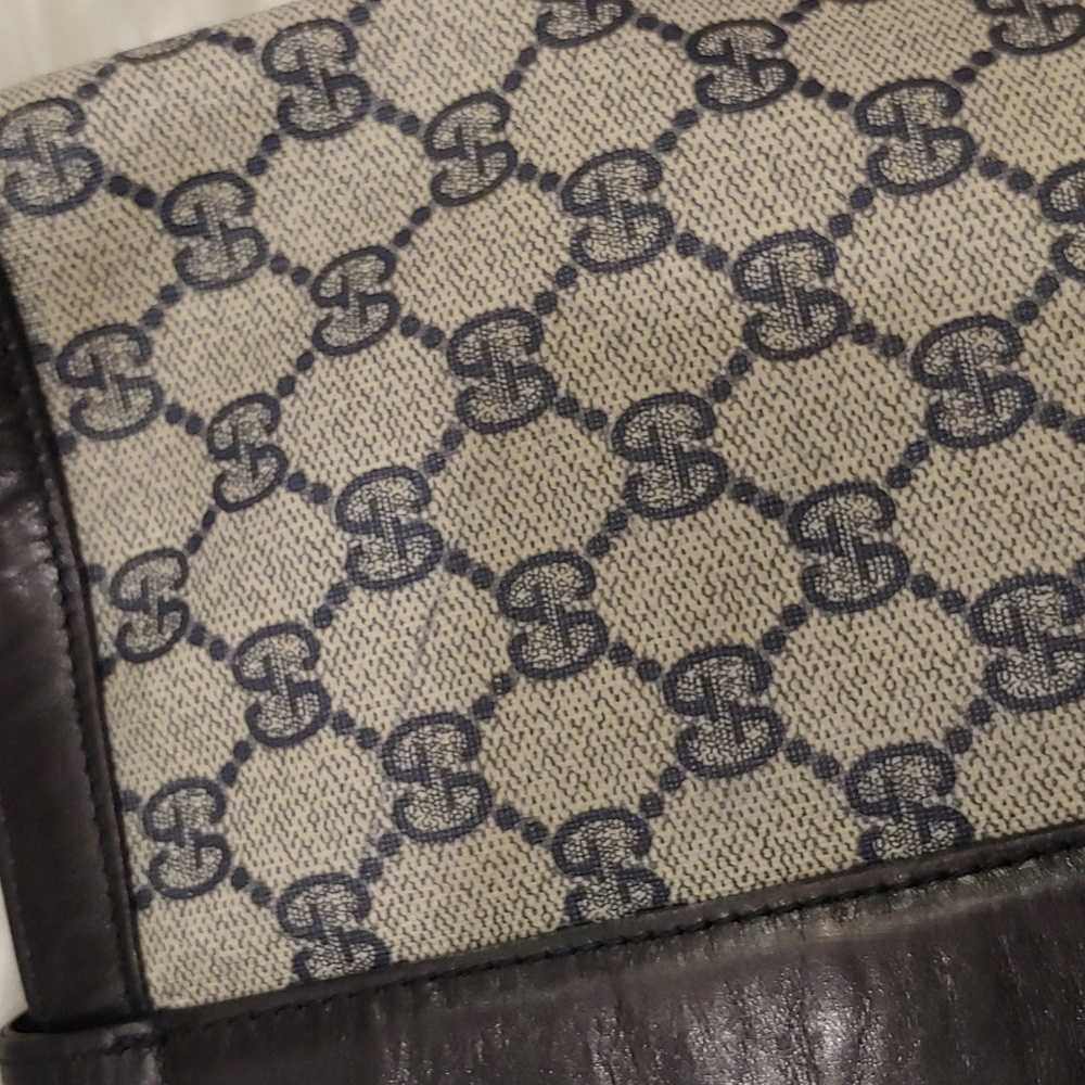 Authentic Vintage Gucci GG Monogram Supreme Web Blondie Britt Ophidia Bucket - Picture 6 of 11